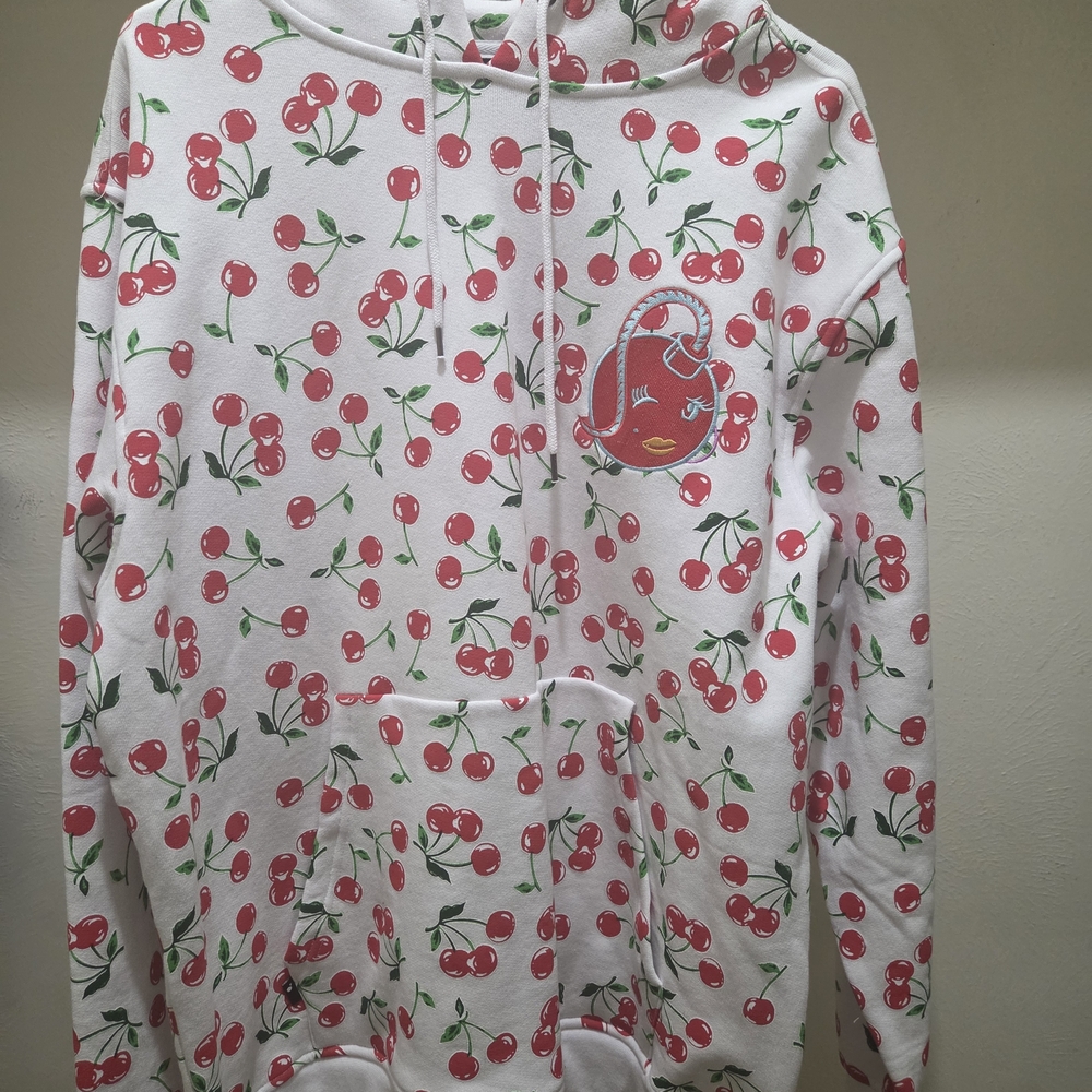 Cherry Print Hoodie